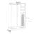 Solid Wood Coat Rack with Storage with Durable-112210820