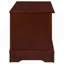 Commode rectangulaire en cèdre brun chaud