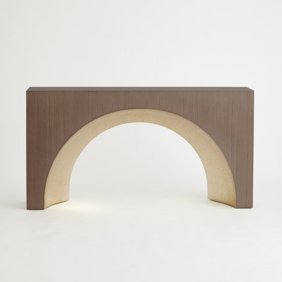 Arches 64'' W Solid Wood Console Table