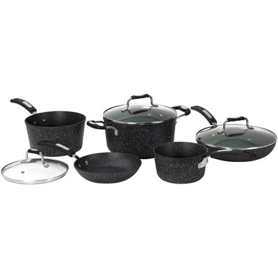 8 - Piece Non-Stick Aluminum Cookware Set
