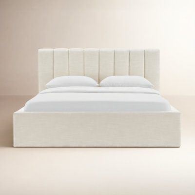 Delmar Linen Upholstered Bed