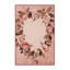 Tapis rose moelleux et moelleux à motif abstrait rose et moderne Escarcega-969968051