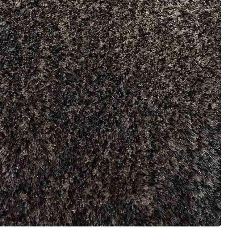 Camarato Hand Tufted Shag Polyester Eco-Friendly Area Rugs - Runner, Gray White Color, Plain Solid Design, High Pile Thick Handmade Anti Skid Area Rugs for Living Room, Bed Room
