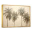 Minimalisme rétro, tranquillité tropicale, palmiers I - palmiers, impression sur toile, palmiers-97093112-97093102