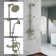 P1049 Exposed Thermostatic Shower System 36" Wall Mounted with Hand shower and Lever/Cross Handles