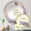Ballet Dance In Lilac II - Miroir mural en spirale - MIR110573-Rond-95182678