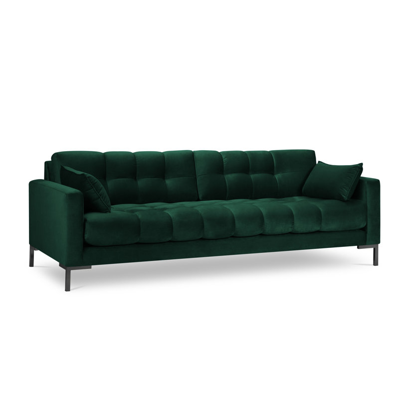 Adoraim 4 Seater Sofa, Green, Black