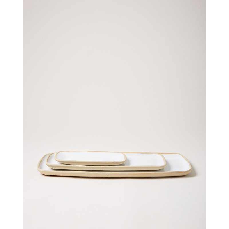 Stoneware Tray, Medium: 15" X 5.5"