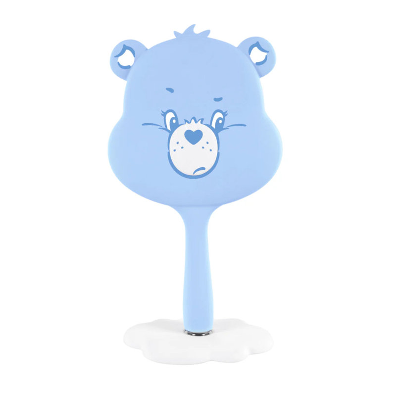 Care Bears Grumpy LED Handheld Makeup Mirror For Desk, Travel Mirror With Detachable Standing Base