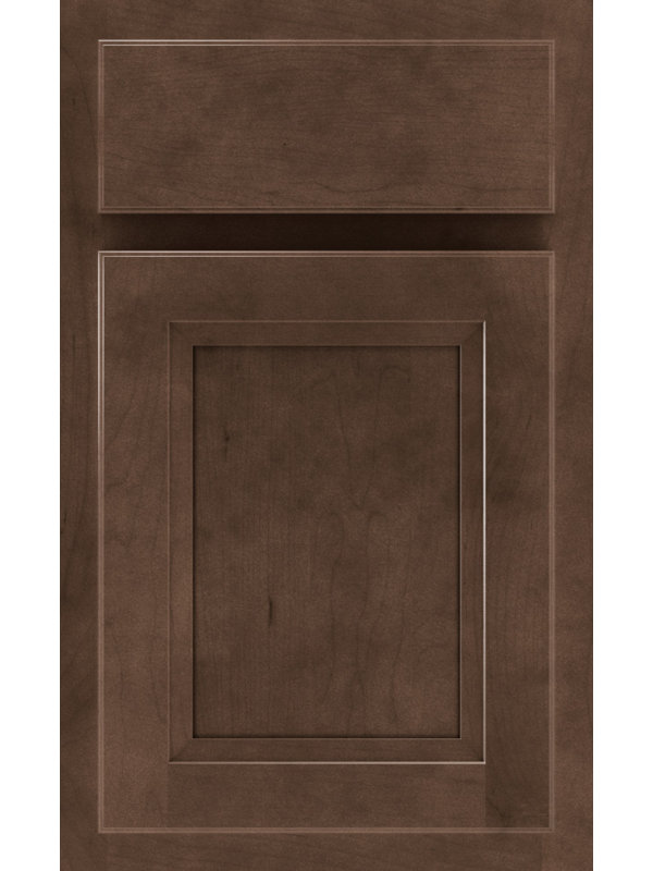 Dwelling Lanning Door Sample, Maple, Toasted Spice