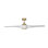 Visual Comfort Fan Touro Smart 60 LED Indoor Ceiling Fan with Threaded Downrod, Dark Walnut ABS blades and Handheld Remote