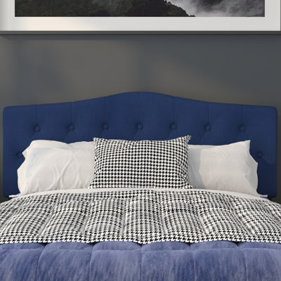 Ciriaca Arched Button Tufted Upholstered Headboard