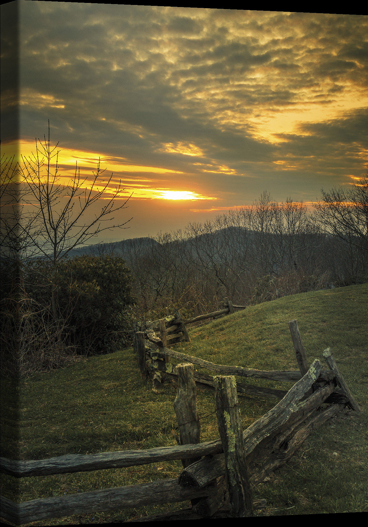 Country Setting Graphics Ashton Wall Décor LLC Country Colors 'Setting on the Fence ...