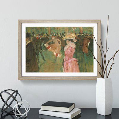 At the Cabaret Dance by Henri De Toulouse-Lautrec - Picture Frame Painting