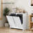 Tilted Laundry Hamper With Removable Basket