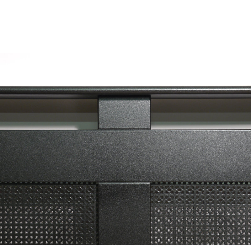 Radiator Cover, 90cm H x 120cm W x 20cm D, Black