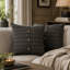 Ahna Striped Square Cushion