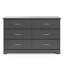 Commode double à 6 tiroirs Brookside-19300446