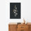 Petite Floral II, art floral contemporain