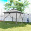 Atzhiry 3.3m x 3.3m Metal Pop-Up Gazebo-1684786726
