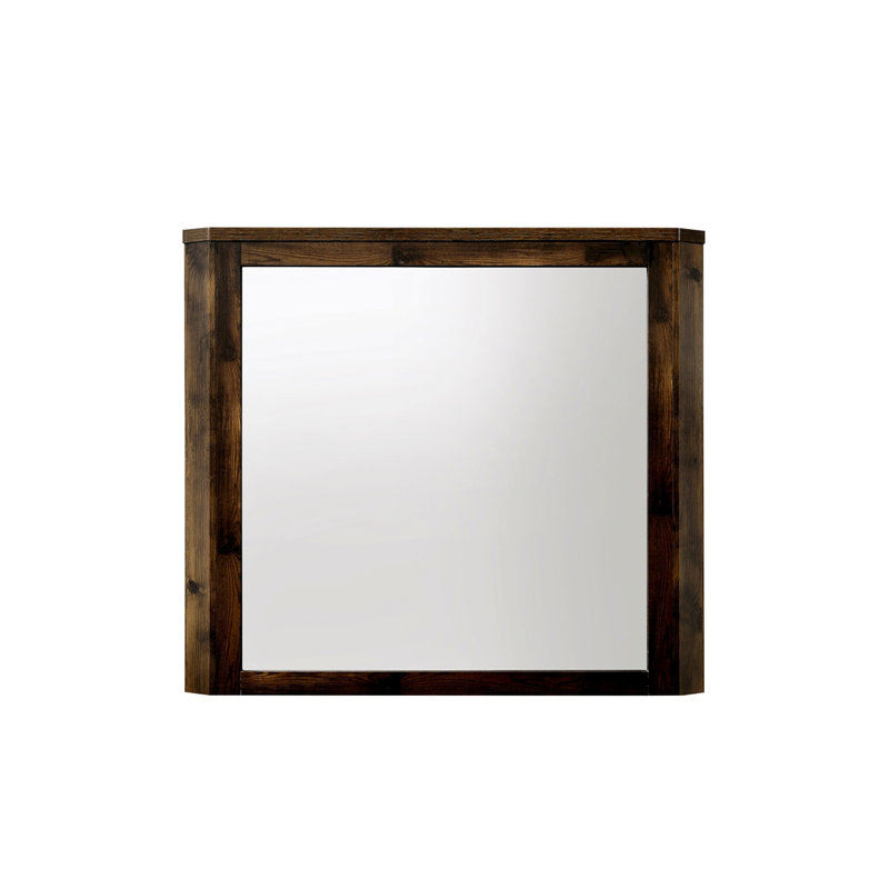 Elettra Rustic Walnut Finish Mirror