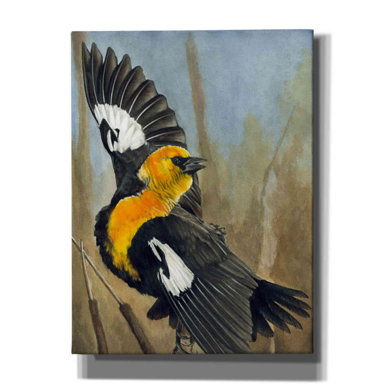 Impression sur toile Kaydi The Flirt On Canvas par Barbara Keith, H 16 po x l 12 po x P 0,75 po