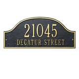 Admiral 2-Line Wall Address Plaque