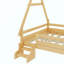 Lit plateforme House avec escalier, structure de lit en bois massif, profil bas et conception amusante pour enfants-1281135767-1281135765