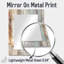Rustic Farmhouse Wooden Planks - miroir vintage, impression murale unique, impression sur métal-1865121883