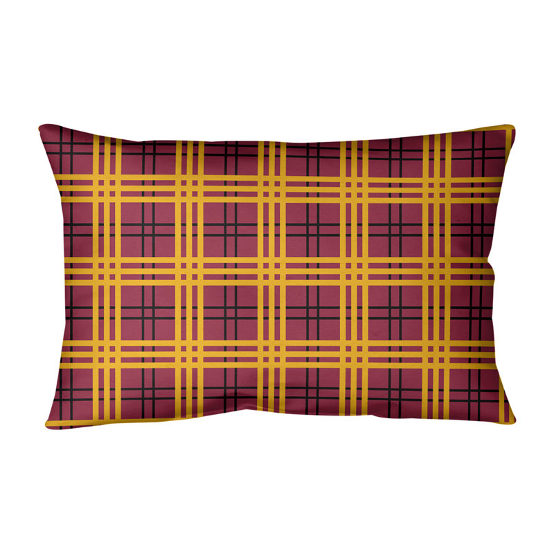 Housse de coussin Luxury Arizona, Rouge / Noir / Jaune