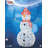 Acrylic Snowman Twinkle Effect Lighted Display
