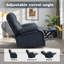 Fauteuil inclinable manuel rembourré de 42,5 po de largeur Sarjeet-2038868951