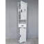 Armoire de rangement de 69 po de hauteur avec 2 portes de grange et 1 tiroir, unité de rangement étroite, tablettes réglables, armoire de plancher pour la salle de bain, le salon, le vestibule et la cuisine