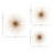 3-Piece 3D Starburst Abstract Metal Wall Decor-1317900663