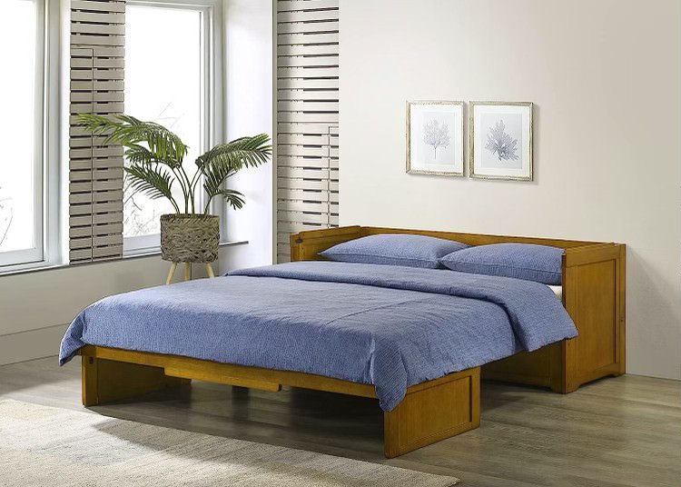 Lit en bois massif Cormack