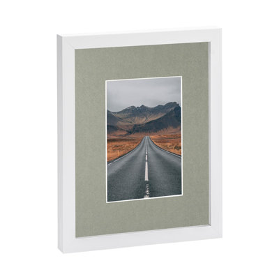 Photo Frame with 4" x 6" Mount - 5" x 7" - Black/Ivory