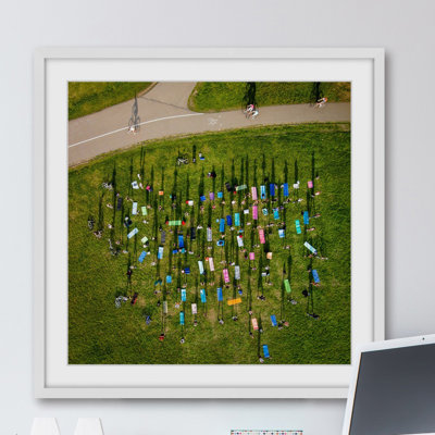 « gathering », impression encadrée