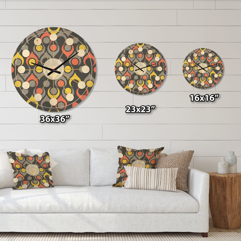Horloge murale abstraite, Petit