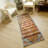 2’ X 5’ Rustic Orange Medallion Area Rug