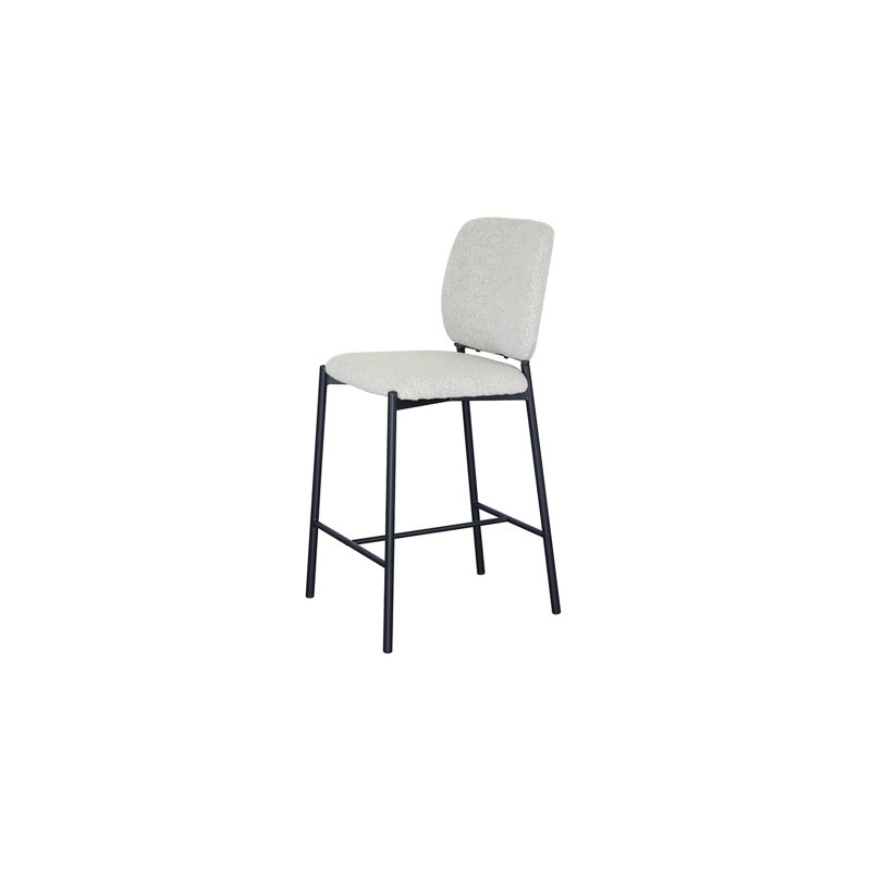 Vallonia Upholstered Counter Stool, Beige