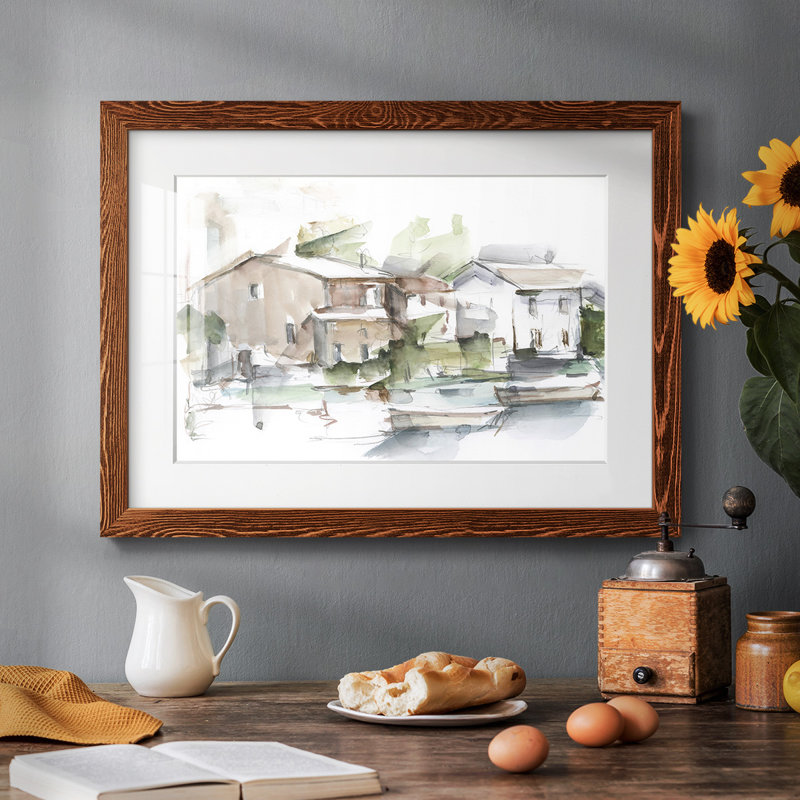 Serene Lakefront I, H 14 po x l 20 po x P 1,5 po, Érable