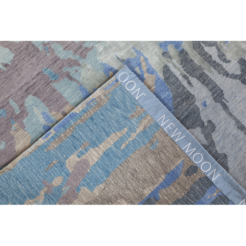 Contemporary Abstract Area Rug, Rectangle 9' x 12'