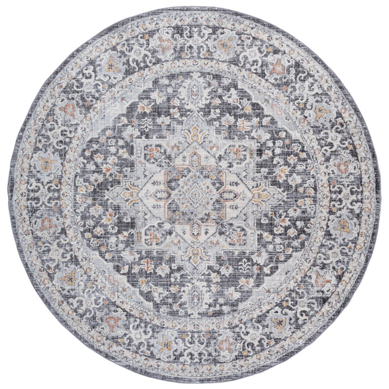 Tapis oriental performance Scarlett 418, Rond 6 pi 7 po