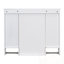 Armoire murale Trinway avec miroir et porte-serviettes-63986075