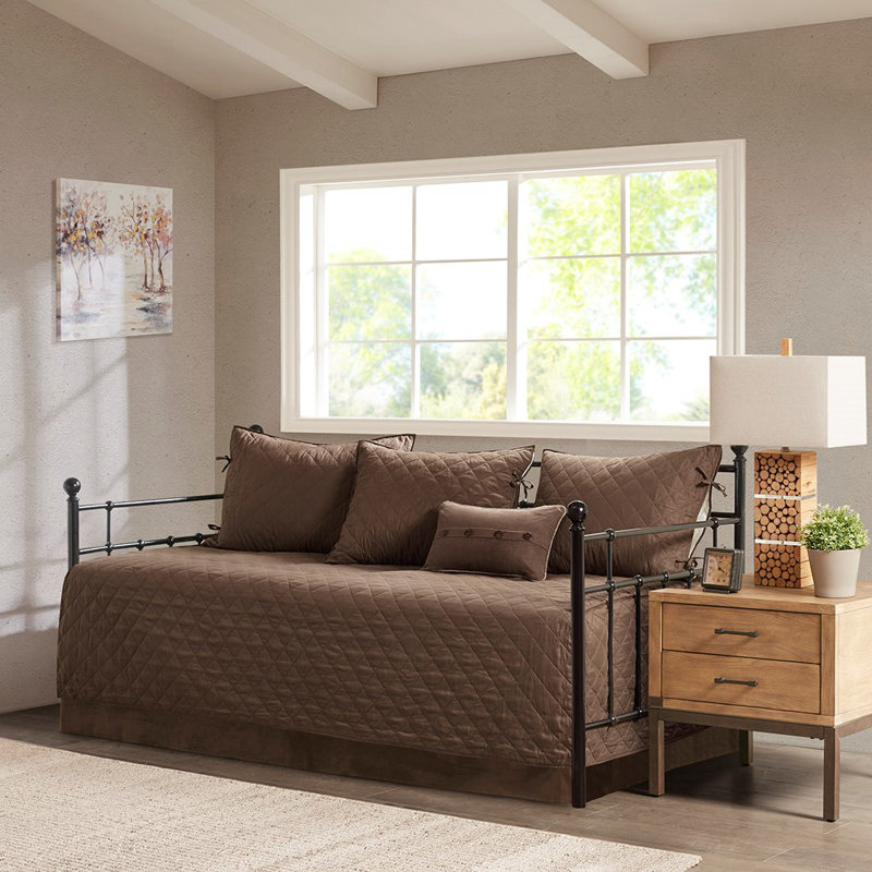 Maldonado 6-Piece Rustic Reversible Daybed Cover Set