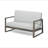 BELGIAN LOVESEAT & COFFEE TABLE