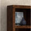 Superbe bibliothèque en bois au charme rustique et au rangement spacieux, parfaite pour exposer des objets précieux et organiser votre espace.-612190794