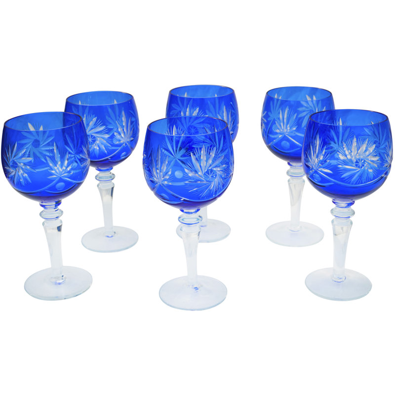 12oz. Handmade Crystal Cordial Glass Set
