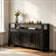 Buffet avec rangement à 3 portes et tablette ouverte-752947814