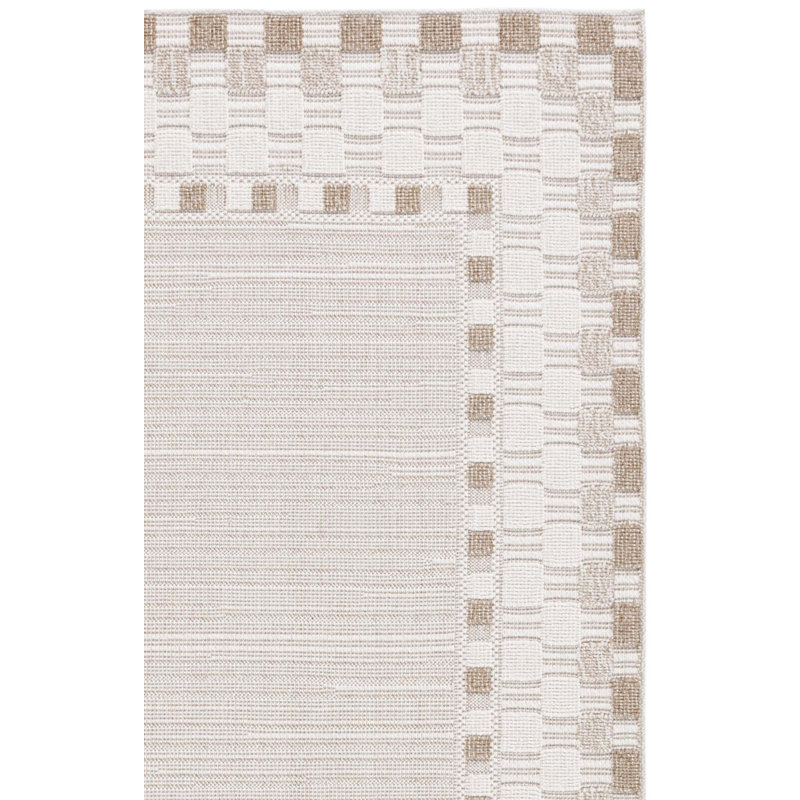 Tapis d'intérieur / extérieur à motif géométrique Liidia Performance, Rectangle 8 pi x 10 pi